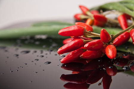 close-up photography of red chili's thumbnail