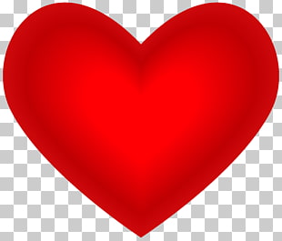 Heart Red Love Valentine's Day, Red Heart Transparent , red heart illustration PNG clipart