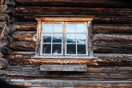 brown wooden framed window thumbnail