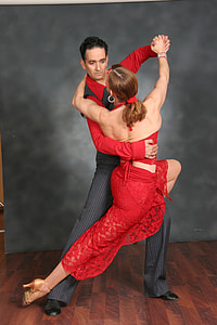 man and woman dancing together thumbnail