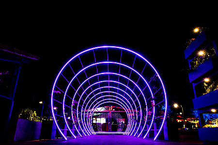 Night tunnel lights thumbnail