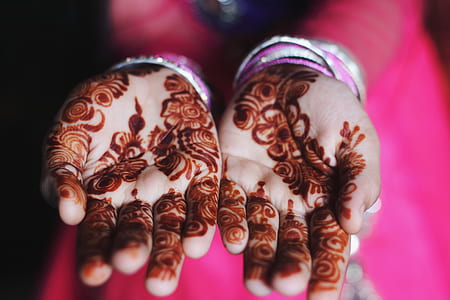 closeup photo of person palm with tattoos thumbnail