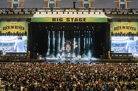 people, lights, crowd, music thumbnail