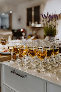 Many glasses of different wine thumbnail