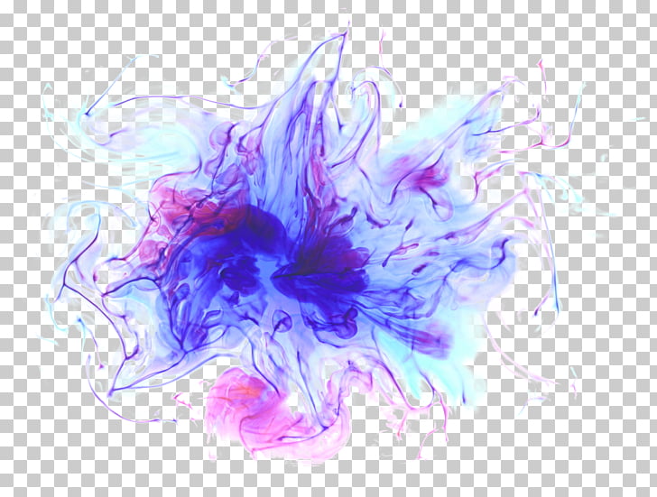 Smoke, smoke, blue, pink, and teal PNG clipart