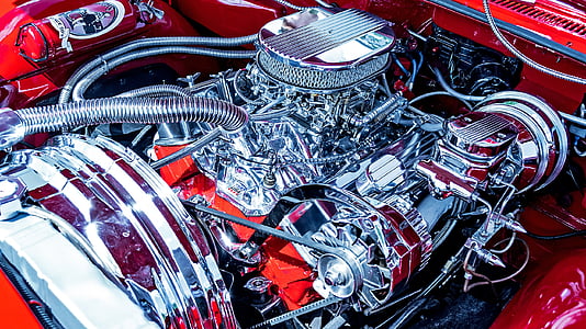 chrome engine bay on car thumbnail