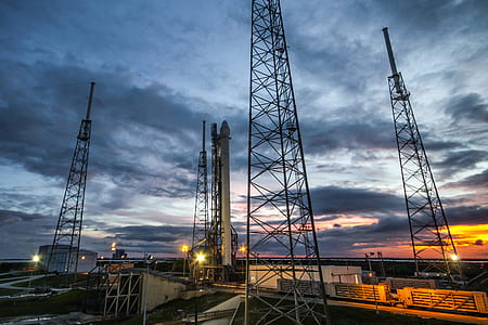 view of gray steel towers thumbnail