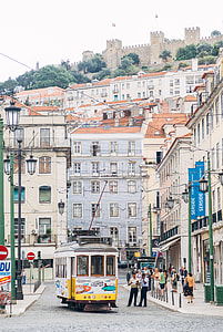 Tram in Lisbon, Portugal thumbnail