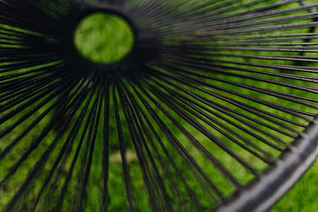 Classic black Acapulco chair, Mexican design of the 50s thumbnail