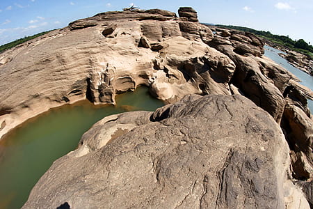 landscape, water, rocks, photography thumbnail