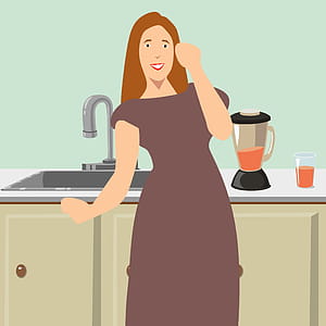 Woman at home. thumbnail