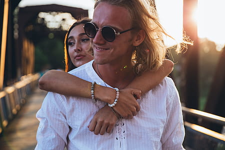 Couple In Love At Sunset Photo thumbnail