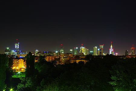 city lights during nighttime thumbnail