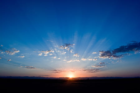 Sunrise Under Cloudy Sky Illustration thumbnail