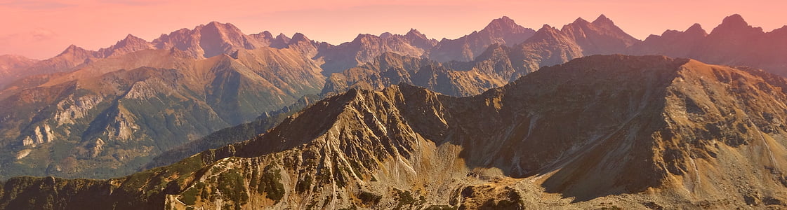 aerial photography of mountain range thumbnail