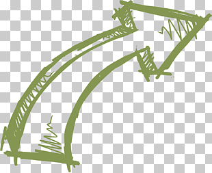 Drawing Arrow Euclidean Curve, Hand drawn arrow lines, green arrow illustration PNG clipart