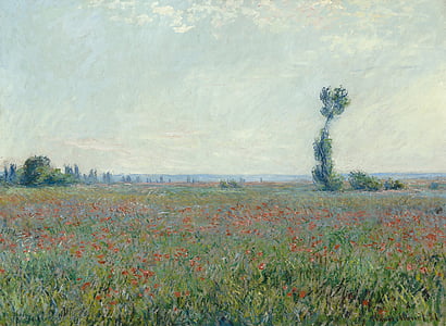 green and red fields painting thumbnail