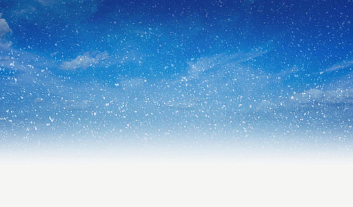 snow storm under blue sky thumbnail
