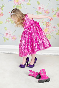 girl fitting a pair of heels thumbnail