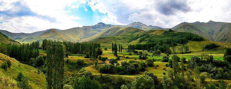 landscape photography of mountains during daytime thumbnail