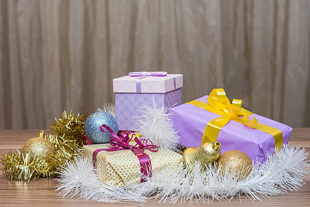 baubles near boxes thumbnail