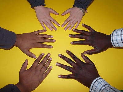 three person showing their hands thumbnail