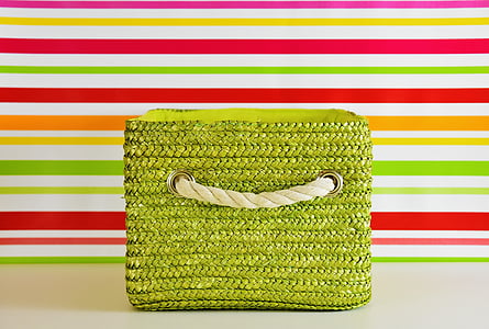 green wicker bag thumbnail
