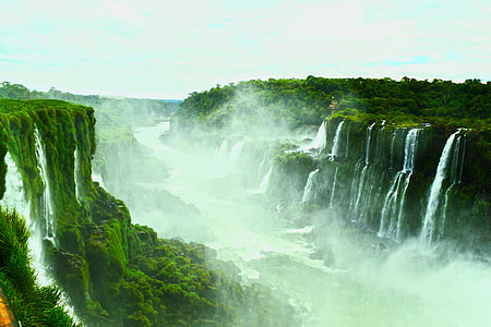 waterfall at daytime nature photography thumbnail