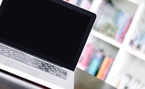 black and white laptop computer thumbnail