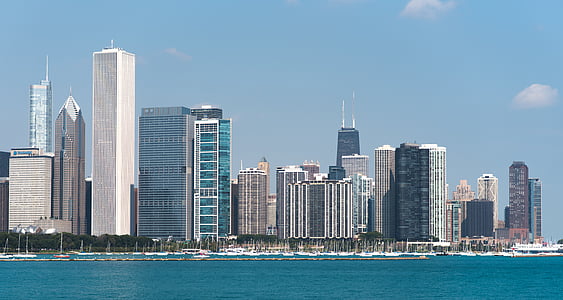 skyscraper view from sea thumbnail