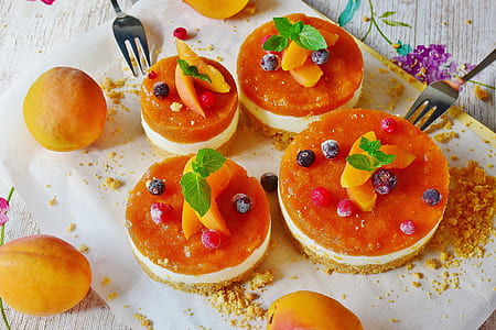 pastries on white tissue paper thumbnail