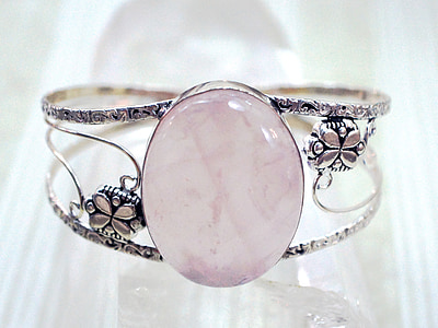 close-up photography of silver-colored polished stone encrusted ring thumbnail