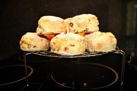 baked breads on tray thumbnail