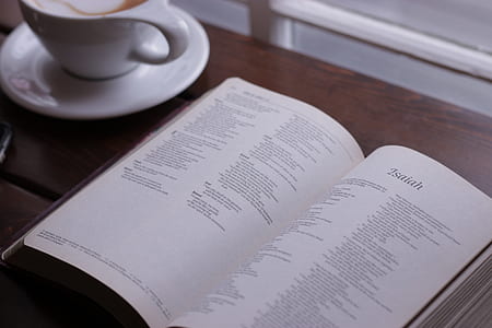 white printed book page near the teacup thumbnail