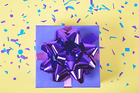 Purple Gift Box Photo thumbnail