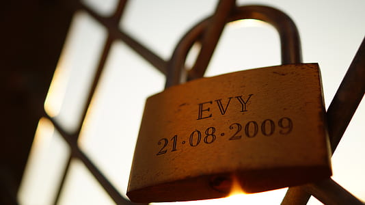 date, numbers, padlock, iron thumbnail