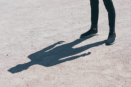 person showing shadow thumbnail