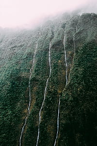 fog covered waterfalls thumbnail
