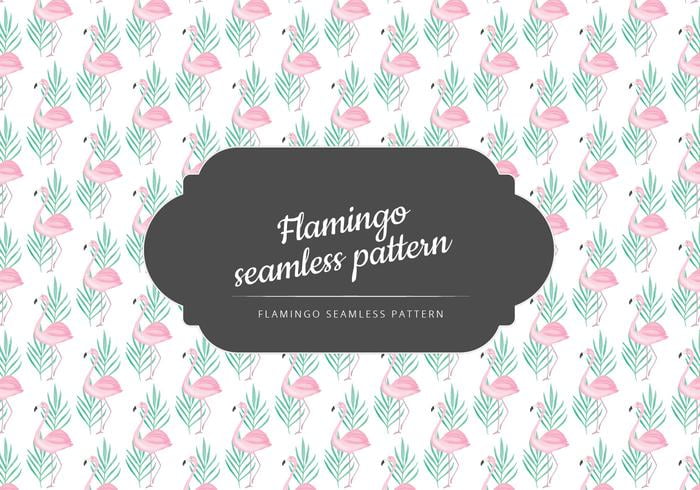 Vector Hand Drawn Flamingo Pattern eps, svg, ai file