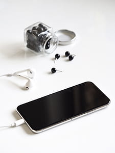 pins, stationery, black and white, phone thumbnail