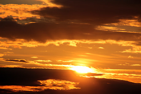 sun and clouds during golden hour thumbnail