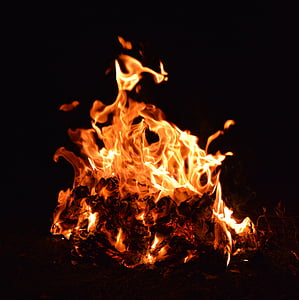 charcoal with fire clip art thumbnail