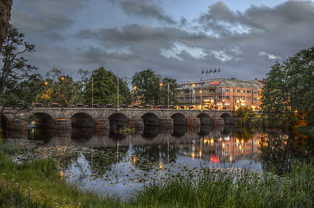 light, city, dawn, landscape thumbnail