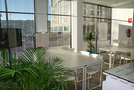 rectangular white table with chair set thumbnail