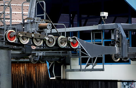 black and white metal machine during daytime thumbnail