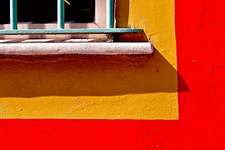 red and orange painted wall thumbnail