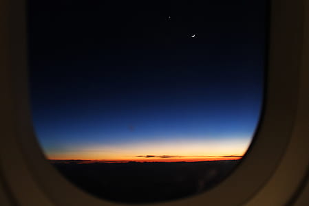 close-up photo of airplane's window thumbnail