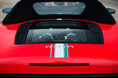 red Ferrari sports car thumbnail