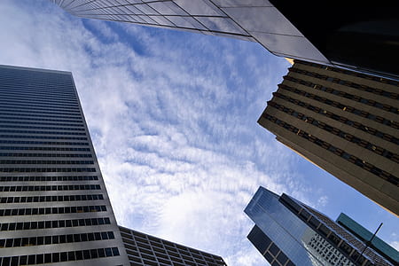 bottom view of concrete buildings thumbnail