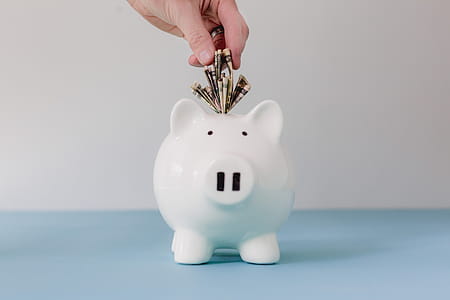 Hand Putting Money In Bank Photo thumbnail